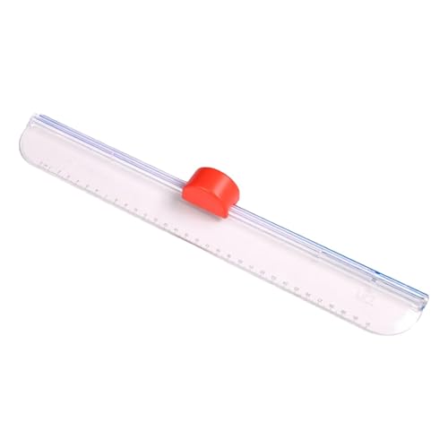 Cortador de Papel Pequeño 38cm (14.96 pulg), Mini Guillotina Portátil de PP para Manualidades, Fotos, Sobres, Tarjetas