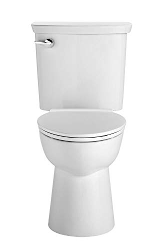 American Standard 238AA114.020 VorMax Ultra High Efficiency Right Height Elongated Toilet with Left...