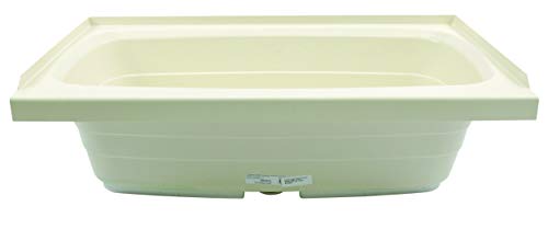 Lippert 209385 Better Bath 24" X 40" Rv Bath Tub Center Drain Parchment #TOP1