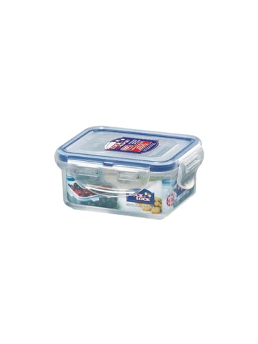 Lock and Lock BPA Free Rectangular Food Container with Leak Proof Locking Lid, Short, 0.7-Cup, 6.1 Fluid Ounce