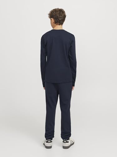 Trousers Regular fit de algodón resistente con cintura adaptable Jack & Jones Junior 3