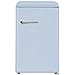 Produktbild WOLKENSTEIN Retro Kühl-Gefrierkombination Kühlschrank WKS125RT Blau | 50er Jahre Retro Look | Nutzinhalt 118L| 3*** Gefrierfach | Höhe 89,50cm | Kühlteil 106L | Gefrierteil 12L | 170 kWh | 41dB