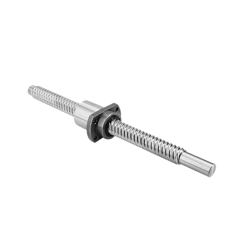 リニアモーションCNCボールねじ 機械加工ボールねじ SFE2525 C7 ローラーボールねじ、CNC部品用ナット付き(550mm)