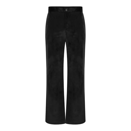Men's Bell Bottom Disco 70s Pants Fashion Velvet Formal Prom Party Dress Pants Men Classic Retro Flared Suit Trousers3