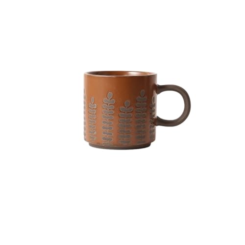 L3s9mPzVb4 Taza de café Large Capacity Retro Ceramic Mug Lace Coffee Cup 350ml