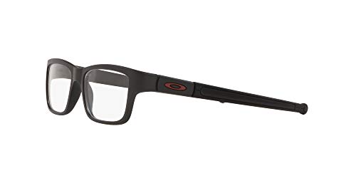 Oakley Kids' Oy8005 Marshal Xs Rectangular Sunglasses, Satin Black/Clear, 49 Mm #TOP2