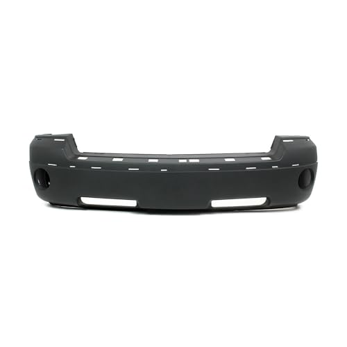 Image of FitParts Compatible with Dodge Dakota 2005-2007 Front Bumper Cover | Textured, With Fog Light Holes, Without Tow Hook Hole, OEM 1GE95CD7AA, CH1000894