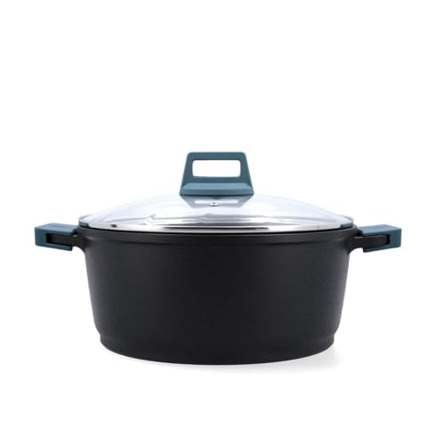 Quid Confort Cacerola Aluminio Fundido 28cm - 6,6l Aluminio Apto Vitrocerámica Apto Inducción 2 Capas Antiadherentes
