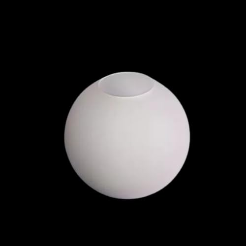 Globo de Vidro Leitoso Fosco 5x12 Melhor Iluminação para Sala