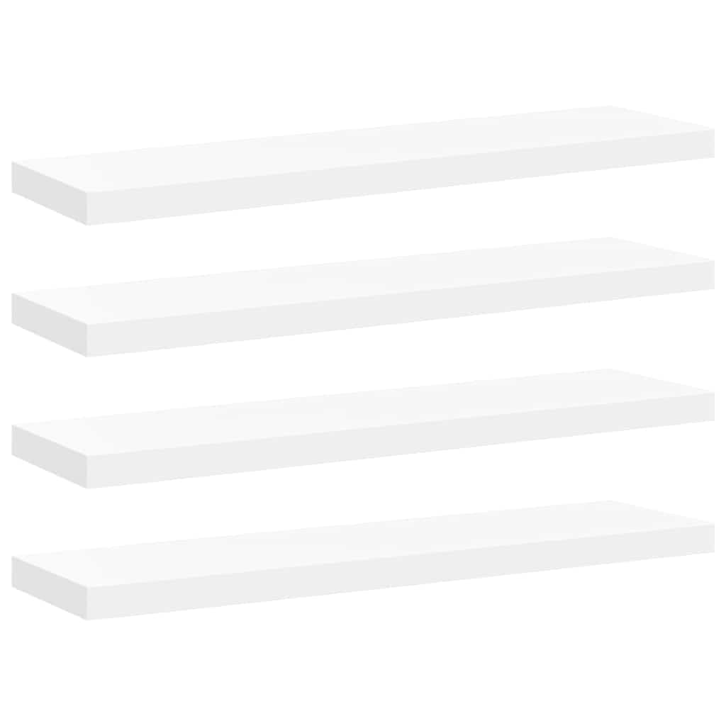 Estanterías de pared flotantes (4 unidades, 90 x 23,5 x 3,8 cm