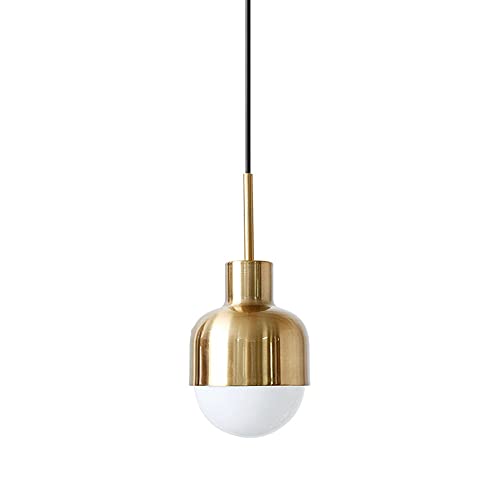 Lámpara Colgante de diseño elegante con detalles de metal y acabado en vidrio fino
