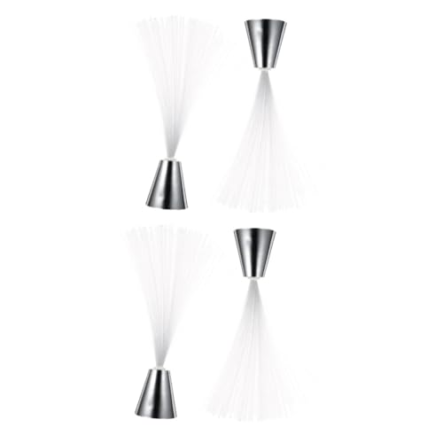 Gadpiparty 4pcs Decorative Fiber Optic Light Battery Powered Centerpiece Lights for Christmas Year Atmosphere Lighting for Living Room Office Decor