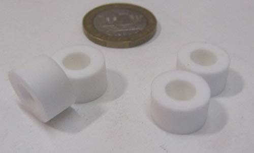 Polypropylene Spacer, Unthreaded, 500 OD x .252 ID x .250 Length, 10 Pcs.