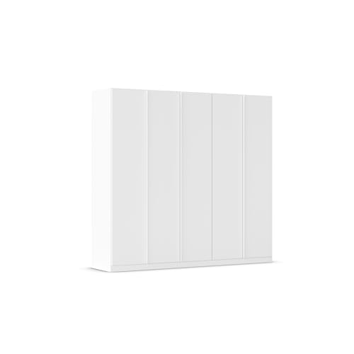 Rauch Möbel Monostar, Drehtürenschrank, Kleiderschrank, Kleiderschränke, Garderobe, Schrank mit Stauraum, 5-türig, inkl. Schubkasteneinsatz, Farbe Alpinweiß, 226x210x54cm Rauch Möbel Monostar, Drehtürenschrank, Kleiderschrank, Kleiderschränke, Garderobe, Schrank mit Stauraum, 5-türig, inkl. Schubkasteneinsatz, Farbe Alpinweiß, 226x210x54cm