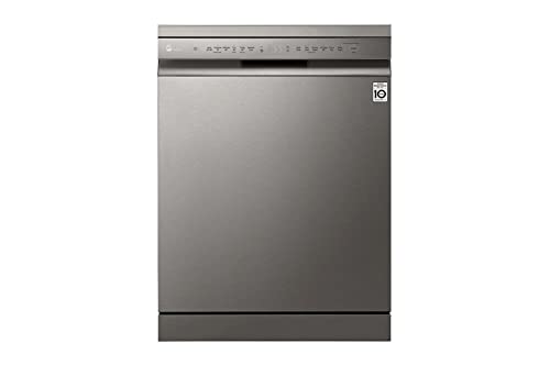 LG DF222FP - Lavavajillas 60 cm y Capacidad 14 Cubiertos, Lavavajillas LG con Función QuadWash, App...