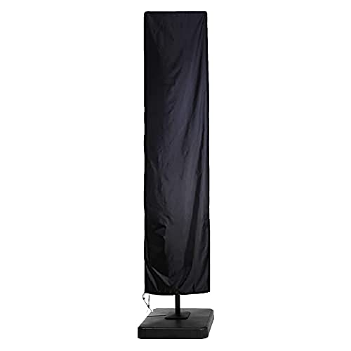boyspringg Terrassenschirm-Abdeckung - 420D wasserdichte Outdoor-Schirmabdeckung, passend für versetzten freitragenden Regenschirm, 2,5 - 3,8 m, UV-Schutzhülle für den Außenbereich, Terrassenschirm Cover