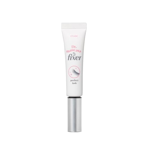 ETUDE Dr. Mascara Fixer For Perfect Lash, Korean Mascara Fixer, All-Day Curl Hold, Volumizing, Smudge-Proof, Korean Makeup, Beauty, Transparent (0.203 Fl Oz)