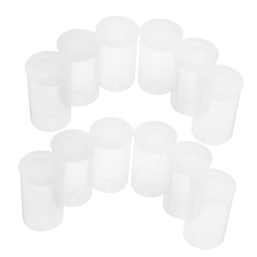 Tofficu 100pezzi Contenitori Di Plastica Trasparenti Con Piccoli Contenitori Per Medicinali Da Viaggio Bottiglie Vuote Per Campioni d Organizer Per Piccoli Oggetti