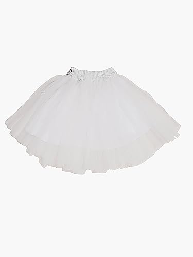 Image of ANNECA baby girl's designer rayon cotton modern crop top and naylon soft net knee lenth skirt clothing set
