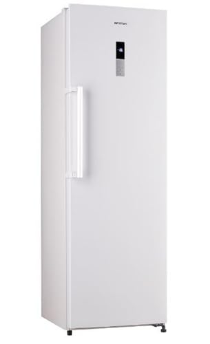 INFINITON Congelador Vertical CV-265L85, 282 Litros, 185 cm, No Frost, E, No Frost Technology, Fast freezing,Alarma óptica y acústica de puerta abierta, Fabricador de hielo (Blanco || CV-265L85WEM)