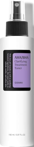 COSRX AHA/BHA Clarifying Treatment Toner | AHA/BHA Chiarificatore Trattamento Tonico spray esfoliante viso per punti bianchi, pori e pelle irregolare, 5.07 fl.oz / 150ml