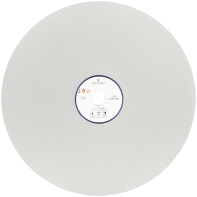 SCOTTCHEN Diamond Grinding Wheel Disc 8" x 1/2" Arbor Hole 300 Grit Abrasive Flat Lap Wheel Sanding Disc for Granite Marble Gem - 1pack