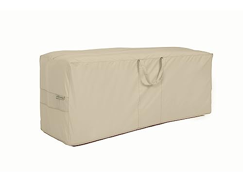 Covermates Cushion Storage Bag - Weather Resistant Polyester, Weather Resistant, Water Resistant Zipper, Cover Accessories, 75W x 18D x 26H, Khaki