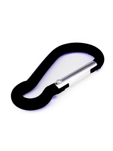 Campfrei Alu Karabiner Schwarz Karabinerhaken