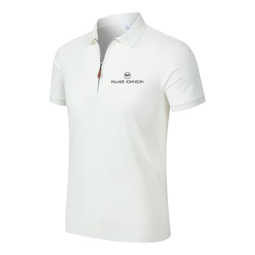 Polo homme manches courtes FCOIN Palmer Johnson col zippé respirant pour l'été