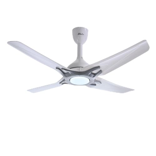 USHA Aerolux EX7 1320 mm Premium Design, Silent Ceiling Fan with Remote Control & LED Under Light (Galaxy White) USHA Aerolux EX7 1320 mm Premium Design, Silent Ceiling Fan with Remote Control & LED Under Light (Galaxy White)