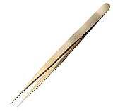 LOCKLGFMCZ Watch repair tools Precision Brass tweezers hand-polished Non-Magnetic with Very Fine Point Tips for Watchmaker Watch repair tools - Image 1