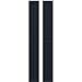 Ekena Millwork ARW101BF207X59OBH Americraft Exterior Real Wood Two Equal Panel Framed Board-n-Batten Shutters (Per Pair), 7"W x 59"H, Starless Night Blue