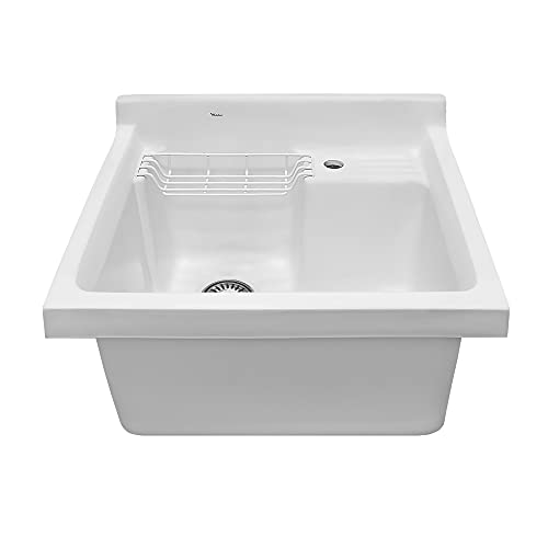 Whitehaus Collection WHNCM1920 Vitreous China Single Bowl Kitchen Drop-In Sink thumb #1