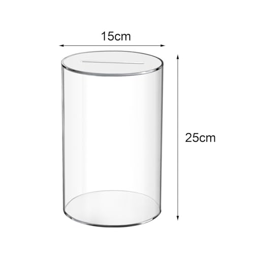 Hucha acrílica transparente ideal para decorar salones modernos y dormitorios 4