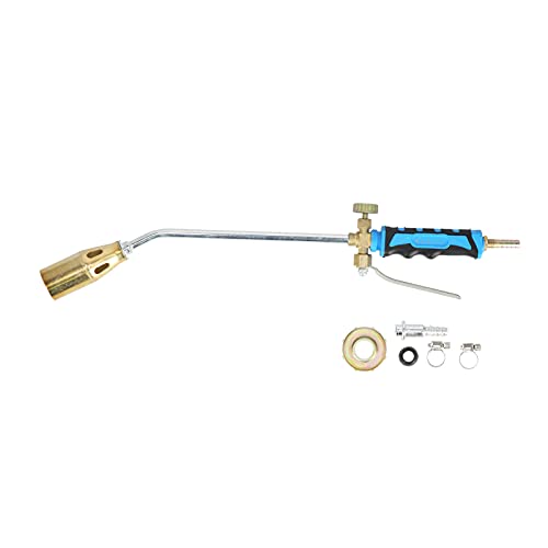 Fafeicy Gas Heat Gun Blow Torch, Electronic Igniter Double Switch Gas Heating Welding Soldering Torch for Industrial Welding, Heating, Cutting, Spraying, Melting Debris