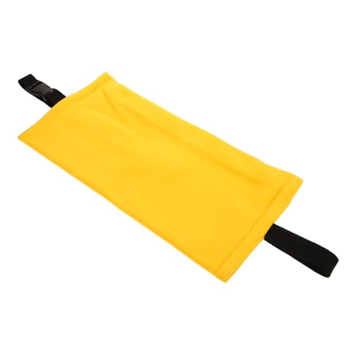 HOLIDYOYO Climbing Pet Outing Bag Reptile Gecko Pet Carrier Bags Pet Lizard Carrying Bag Pet Carrier Tote Bag Lizard Sling Carrier Dragons Bearded Dragon Small Animal Bag Yellow Coral Fleece