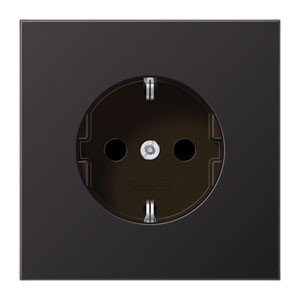 Prise Schuko Jung de luxe série LS Dark AL 1520 KI D haute finition