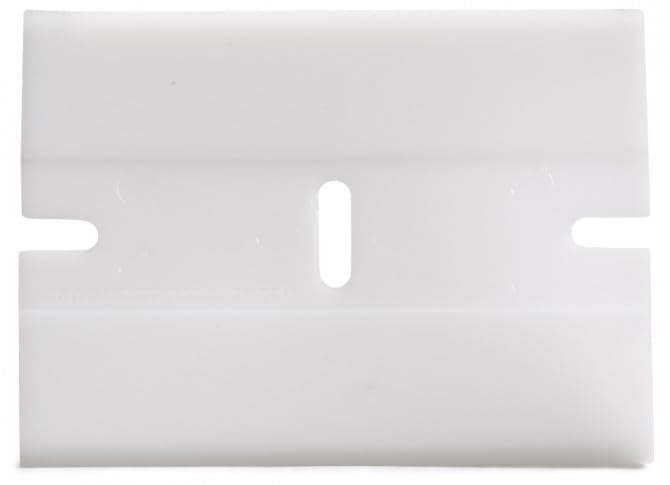 Image of Rvinyl Lidco Rigid Big Blade in White - 3 inch x 4 inch - Vinyl Removal Tool for Car Wraps, Windows Tint, Decorative Stickers and Signs - Universal Fitment