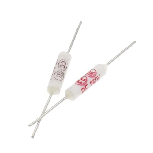 Fusibles térmicos de cerámica RF 10A 185°C a 250V para mantenimiento y electrónica, 10 piezas 2