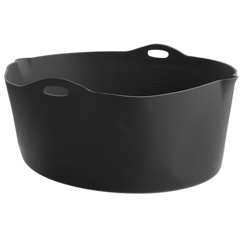ERINGOGO Revestimiento de Silicona para Olla Lenta Reutilizable Divisor Integrado Multifunción Resistente Arañazos y Residuos para Cocina Color Gris
