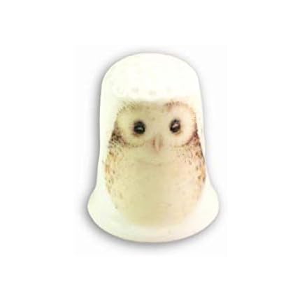 Handmade Owl Collectible Thimble