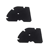 Para PIAGGIO MP3 250 White skin Filtro de Aire de Esponja de la Motocicleta Apto para Vespa GTS GTV 250 300 GT 200 GT L 200 Super Sport 300 Piaggio MP3 250 (Color : Black)