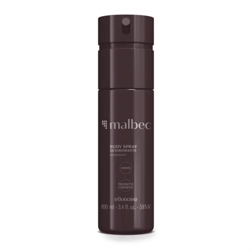 O BOTICARIO MALBEC TRADICIONAL DESORANTE BODY SPRAY 100ml