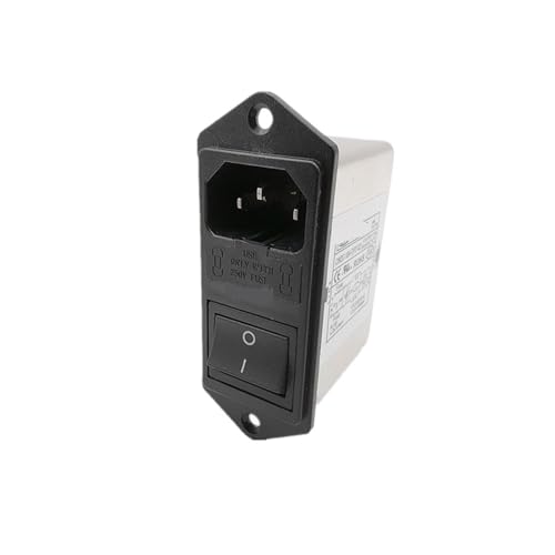 Filtre de prise AC 220V 10A anti-parasite double fusible CW2C-10A-T(F2 02)