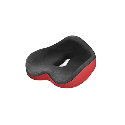 Coussin chaise de bureau ergonomique en coton à mémoire de forme rouge XMING