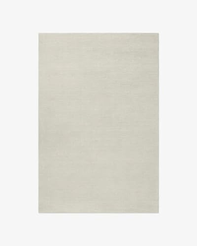 Nordic Knots Cream Abstract Rug (5x7 ft)