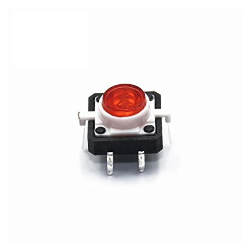 Microinterruptor para reparar paneles electrónicos con pulsador LED táctil de 12mm 6