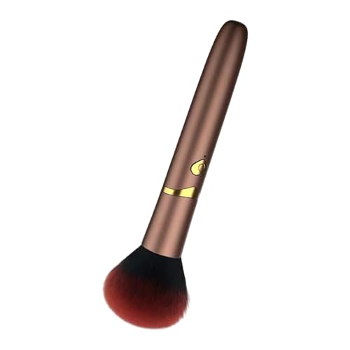 Brocha de maquillaje eléctrica - Brocha para base de 16x3 cm, agarre ergonómico Garantía: | Brochas correctoras recargables con tecnología de vibración inteligente, brochas eléctricas para colorete pa