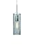 Besa 1JT-JUNI10BL-EDIL-SN Transitional One Light Pendant from Juni Collection in Pewter, Nickel, Silver Finish, 3.50 inches