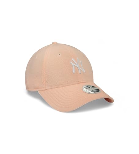 Casquette New Era 9FORTY York Yankees rose et blanche pour femme